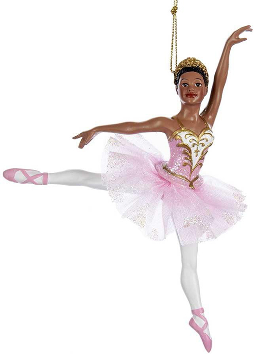   Christmas Tree Ornament - solo Ballerina - Waltz of The Flowers