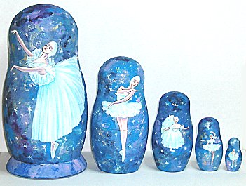 Nesting Ballerinas 5 pieces