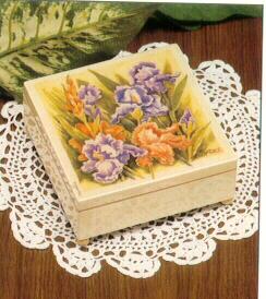 Flowers -   Irises Box