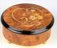 Heart Inlay Round Box (1.18)