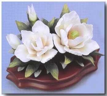 Porcelain Flowers Magnolias