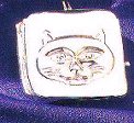 Silver Pendant Music Box Cat