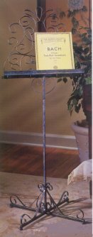 Music Stand - Decorative Wrought Iron Scroll Design