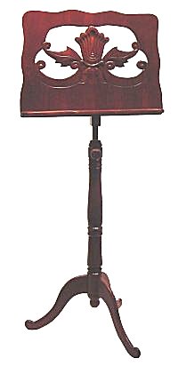 Hand Carved Wooden Decorative Music Stand