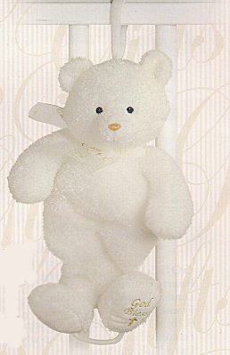 Plush Pullstring God Bless Bear