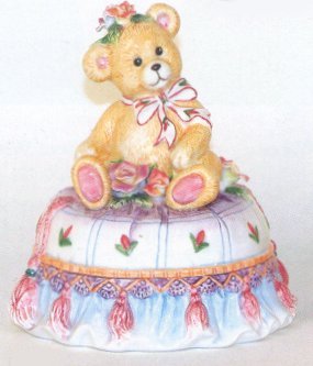 Sarian Collection  Teddy Bear in Porcelain