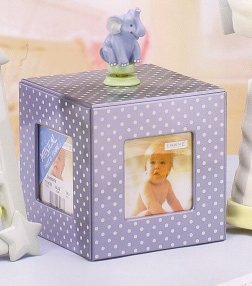 Photo Frame Musical Cube in Blue