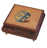 Dreidel Inlay Music Box (1.18)