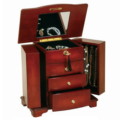 Cherry Musical Jewelry Chest - Belinda