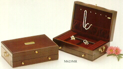 Chests - Musical Jewelry Mahogony & Burgundy