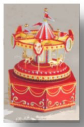 Musical Carousel - Red (Medium)