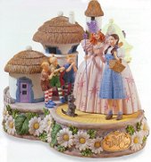 Wizard of Oz Dorothy & Glinda in Munchkinland Musical Figurine