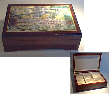 Monet Musical Jewelry Box