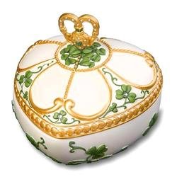 Irish Heart Musical Trinket Box