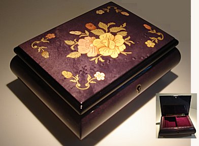 Purple Box with Floral Design (1.18)