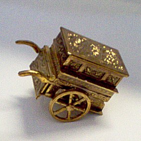 Brass Organ Grinders Musical Cart