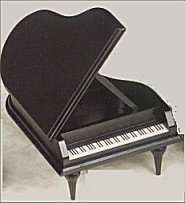 Piano - Baby Grand Music Box in Black (1.18)