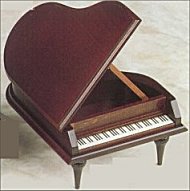 Piano - Baby Grand Music Box in Walnut (1.18)