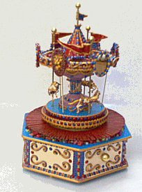 Musical Carousel - Red and Blue (small)