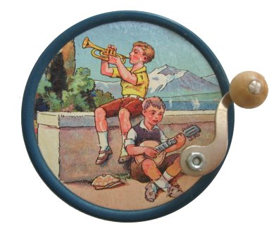 Vintage Hurdy Gurdy Boys playing Music