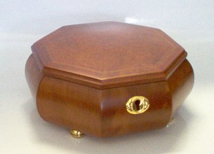 Handsome Octagon Shaped Music Box