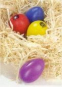 Shaker Eggs   Primary Colors   3 pair pack (6)