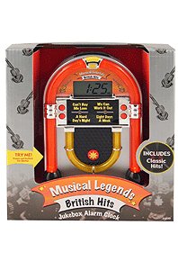 Juke Box Alarm Clock - British Hits