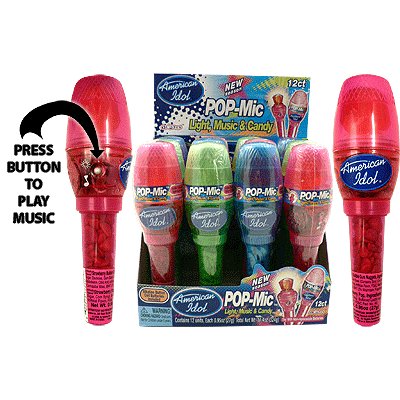 American Idol Microphone Pops (Candy)