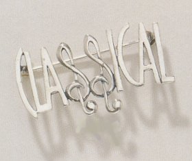 Sterling Pin Classical