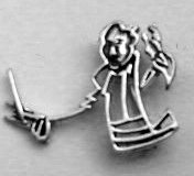 Sterling Silver Conductor Pin