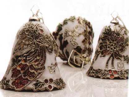 Ornaments - Cloisonne Christmas Bells