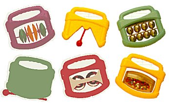 Rhythm Pals Set of Six(all different)