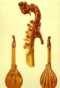 Print of  Antique Stringed Instrument KD1