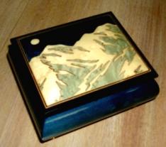 Reuge Inlaid Mountains Musical Box (1.18)