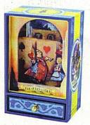 Alice in Wonderland with Queen of Hearts -  Animated  large Musical Shadow Box