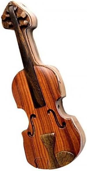 Wooden Violin Puzzle box by 