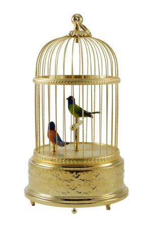 Reuge's Double Bird Cage New Version.