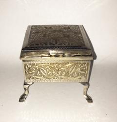 Small Zimblaist footed 3" Square Music Box