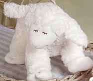 Winky Waggie White Musical Plush Lamb by Gund