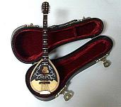 Miniature Bouzouki and case