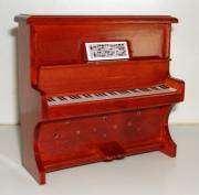 miniature upright brown piano (small)