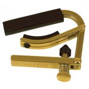 Shubb Ukulele Capo in Brass