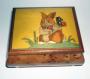 Italian Inlay Bunny Boy Musical Box