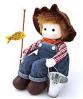 Musical Dolls - Gone Fishin Country Doll