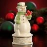 Snowman musical figurine by Lenox