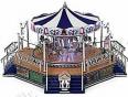 Worlds Fair Platinum Boardwalk Musical Carousel