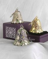 Ornaments - Limited Edition -  Cloisonne  Silver Bell