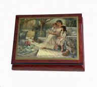 Brenda Burke's Chidren's Hour Elm Music Box by Ercolano