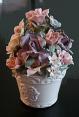 Musical Porcelain Flower Pot Arrangement