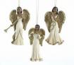 Ornaments Gold Afro American Angel Musicians